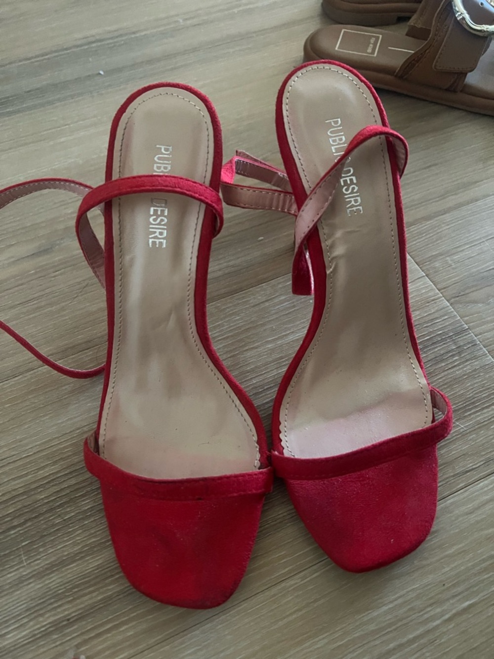 Public desire red heels